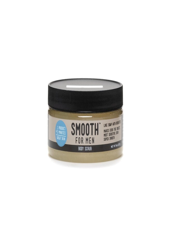 Simple Sugars Smooth for Men Vanilla Body with Emu Oil Cleansing Exfoliating Moisturizer - Formulated for Sensitive Skin, Eczema, Dry Skin, Psoriasis, Keratosis Pilaris