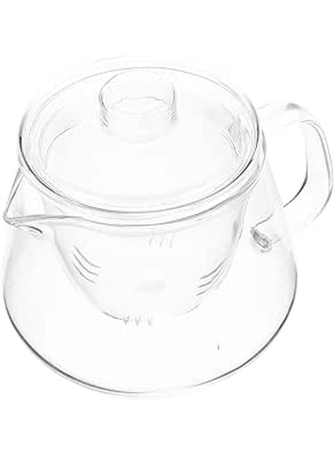 Heat Resistant Glass Teapot 500ml With Duckbill Spout And Loose Tea Holder - Image 1