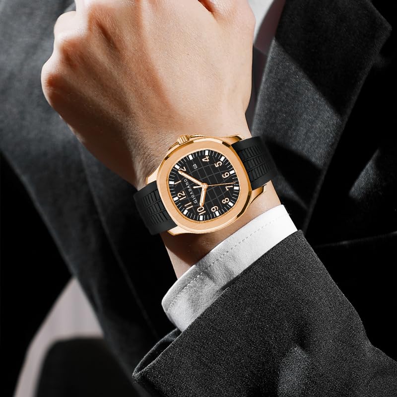 Giordano Precision and Comfort Analog Watch for Men with Textured Dial & Trendy Silicone Band - Image 2