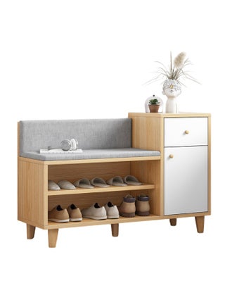 Shoe Bench & Right Cabinet