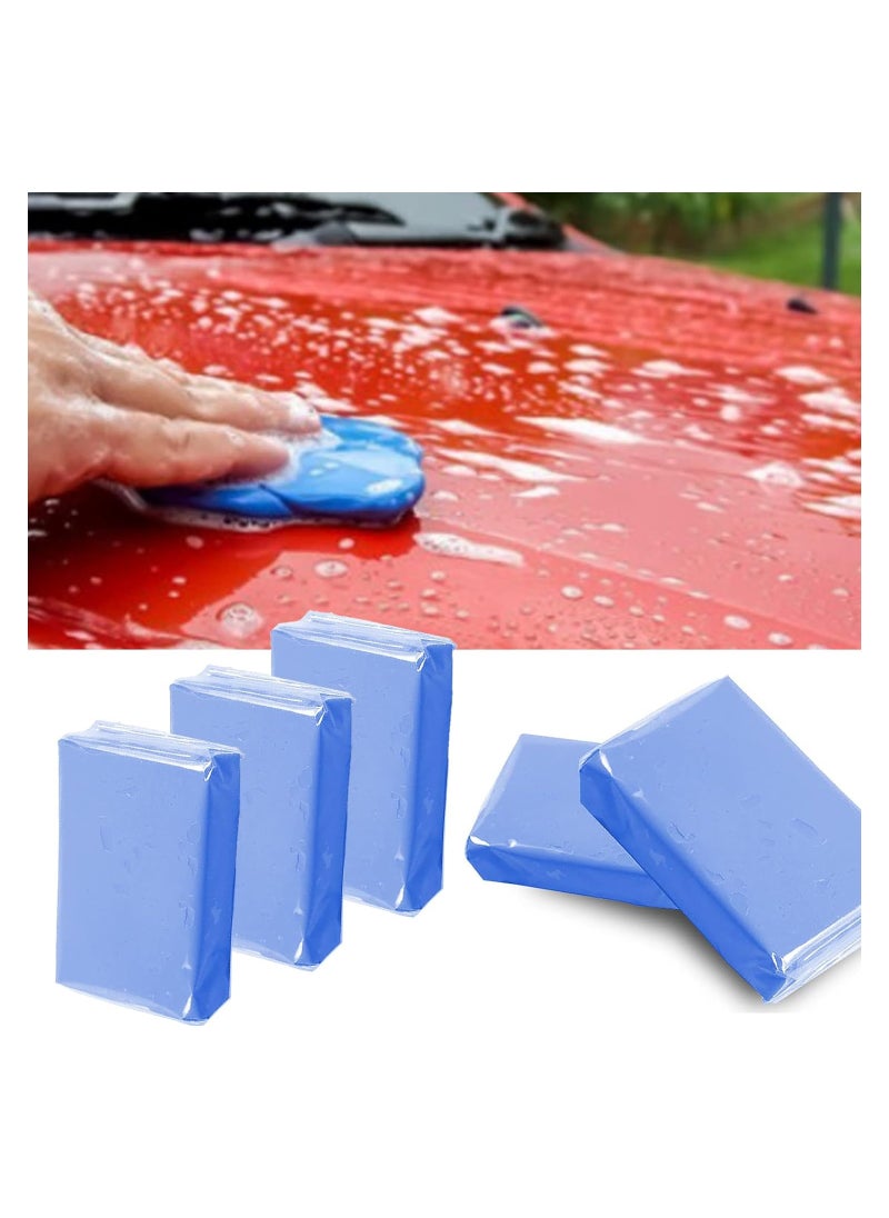Dubkart Car Clay Bar 5 Pack 500g, Premium Grade Clay Bars Auto Detailing Magic Clay Bar Kit with Towel Clay Bar Cleaner with Washing and Adsorption Capacity for Car Wash Car Detailing Clean,RV,Glass Cleaning  - Image 1