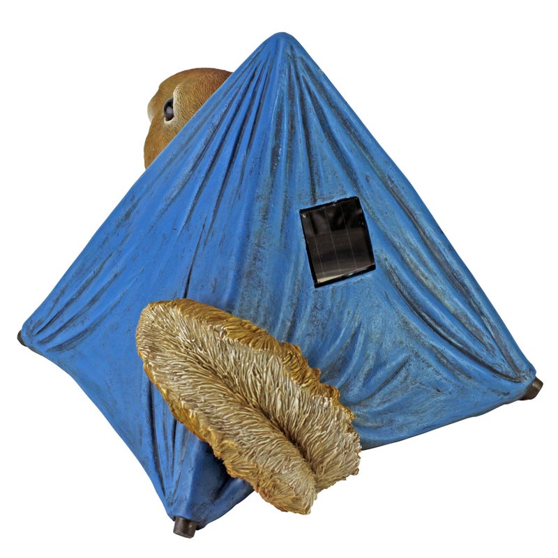 Design Toscano Backyard Camper Squirrel Solar Statue - Image 3