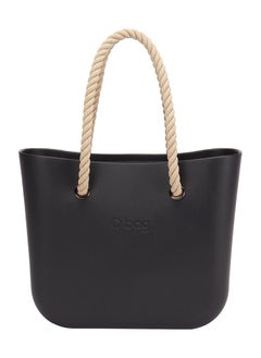 O bag O bag classic with Rope Sand Handles in Black  - Image 2