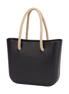 O bag O bag classic with Rope Sand Handles in Black  - Image 3