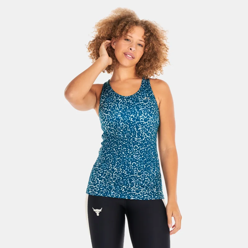 UNDER ARMOUR Women's HeatGear® Armour Racer Print Tank Top
