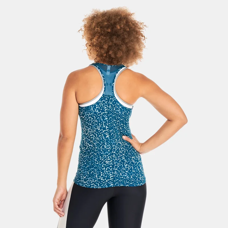 UNDER ARMOUR Women's HeatGear® Armour Racer Print Tank Top