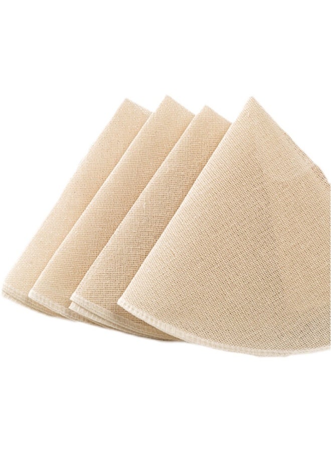 Pure Cotton Steamer Cloth Steamed Rice Gauze Food Grade Cage Cloth Drawer Cloth Steamer Pad Non-stick Sand Cloth Tofu Filter Cloth Household-Size:10 Sheets [22cm] - Image 2
