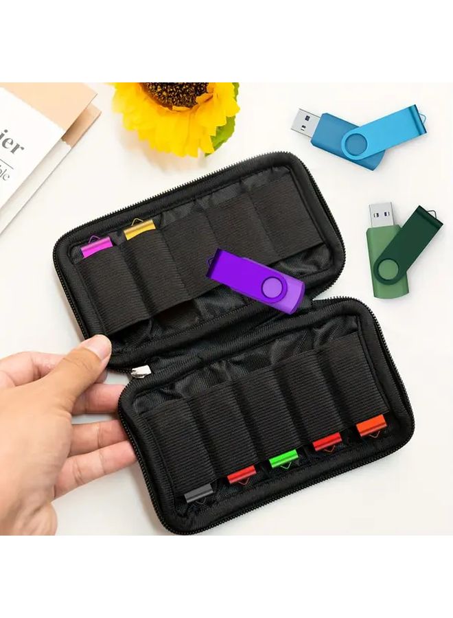 10 Grid USB Storage Box Portable Anti Drop Design Memory Protection Case - Image 2