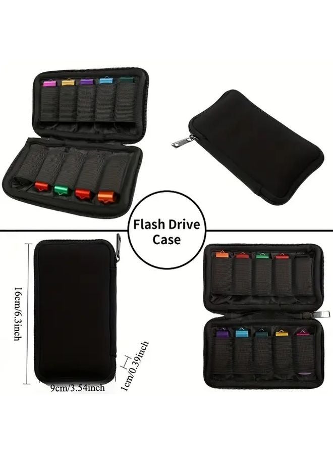 10 Grid USB Storage Box Portable Anti Drop Design Memory Protection Case - Image 3