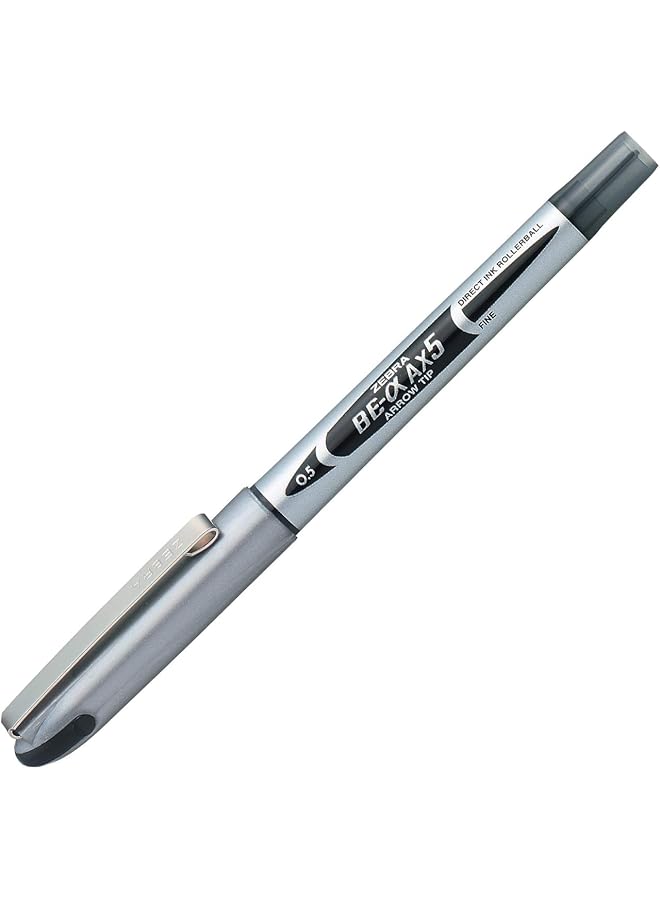 ZEBRA Be Ax5 Liquid Ink 0.5 Mm Roller Ball Pen Black
