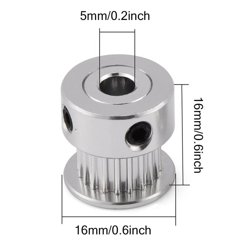 20 سن 8 مم تجويف 2GT توقيت بكلي حزام عدة 5 حزمة لطابعات ثلاثية الأبعاد آلات CNC - Image 5