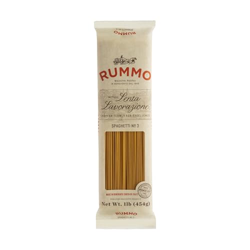 Rummo Spaghetti Pasta N.3 - Spaghetti Pasta Noodles, Durum Wheat Pasta, Thin Spaghetti Noodles, Italian Pasta, Dry Pasta - 16 Ounce (Pack of 5) - Image 1