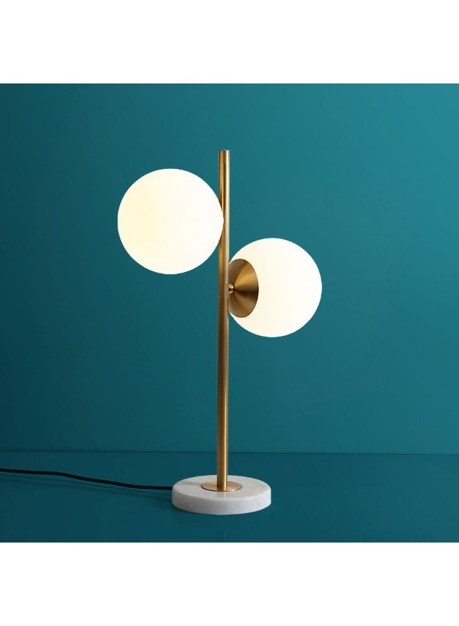 Cluc Gold Globo di vetro table lamp - 2 globes - Image 1