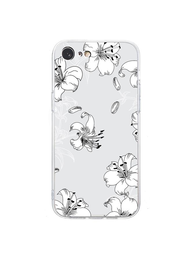 S-TOP Case For iPhone SE 2022 / SE 2020 / 8 / 7 Colored Drawing Pattern Transparent TPU Phone Case - Image 3