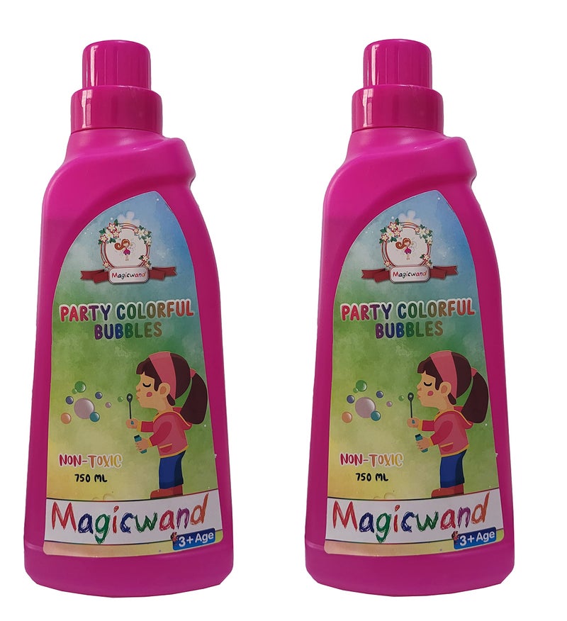 Magicwand® Bubble Gun Refill Liquid Made in India 【1000 ml】【Please Do Not Add Water,Use As Delivered】 - Image 1