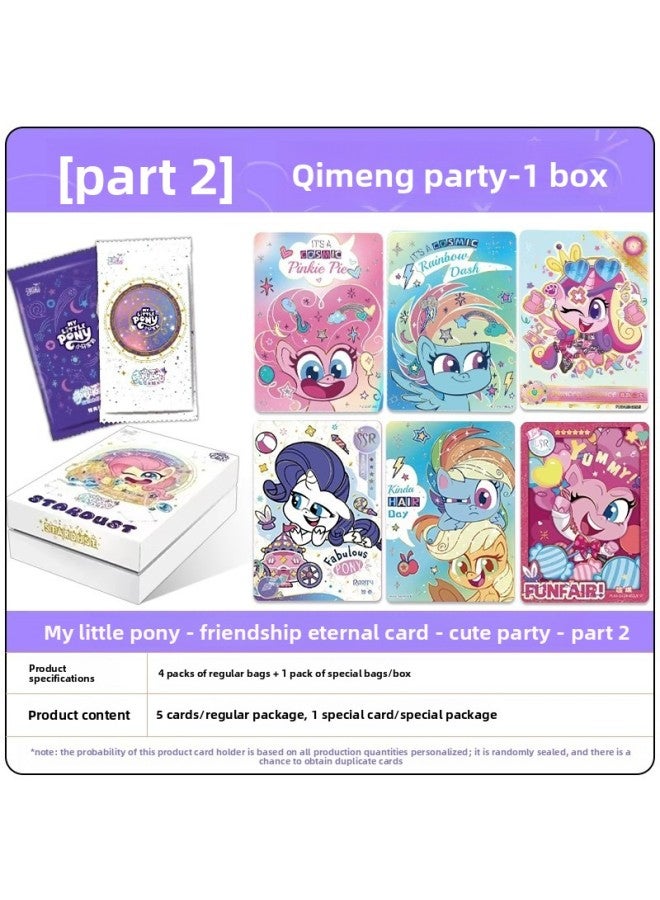 Card Game Authentic Pony. Baoliqi Cute Party Gift Box 2Nd Friendship Eternal Card Sp Card Twelve Constellations Gift Box