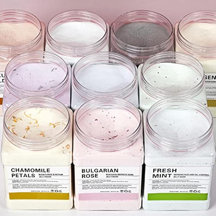 YMEYFAN Jelly Mask for Facials Professional, Collagen Peel Off Jelly Face Mask Powder, Deep Hydrating Moisturizing Facial Skin Care, Home Spa Day DIY Skincare for Women and Men (23Fl Oz) - Image 3