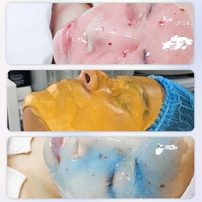 YMEYFAN Jelly Mask for Facials Professional, Collagen Peel Off Jelly Face Mask Powder, Deep Hydrating Moisturizing Facial Skin Care, Home Spa Day DIY Skincare for Women and Men (23Fl Oz) - Image 4