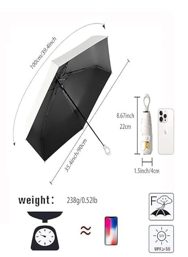 KRISHNPRIYA Travel Umbrella, Automatic Open Close, Windproof, UV Protection, Lightweight (Ring Handle Umbrella) - Image 2