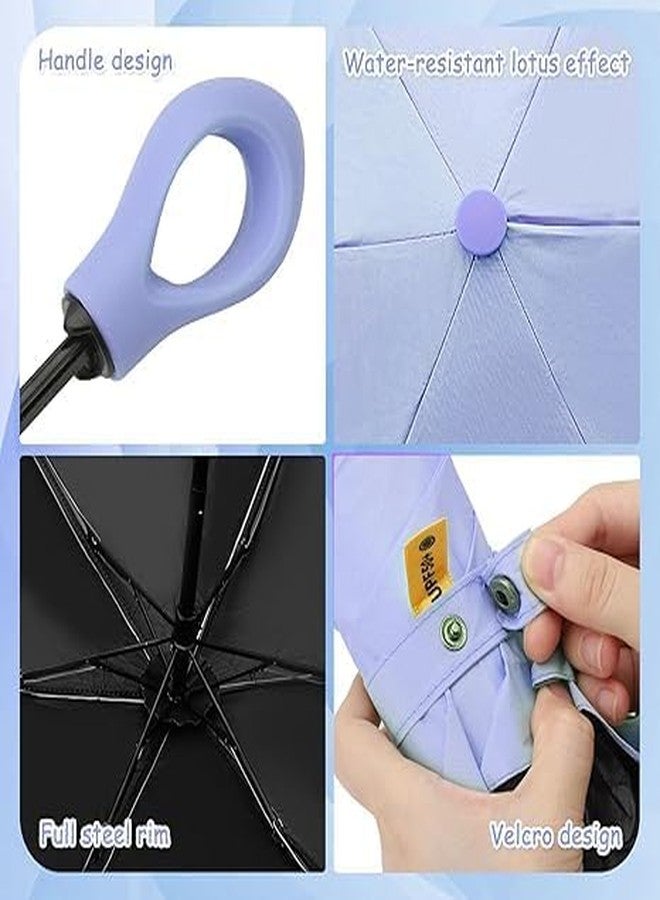 KRISHNPRIYA Travel Umbrella, Automatic Open Close, Windproof, UV Protection, Lightweight (Ring Handle Umbrella) - Image 3