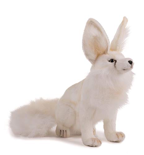 Hansa Seated Arctic Fox Plush - Image 1