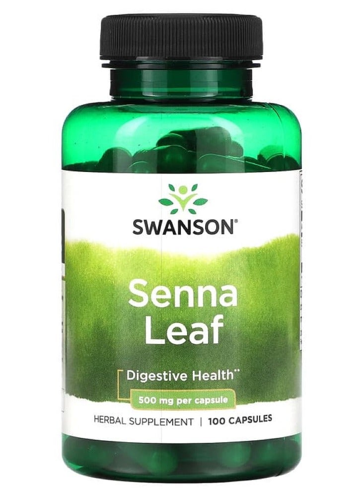 SWANSON Senna Leaf 500 mg 100 Caps