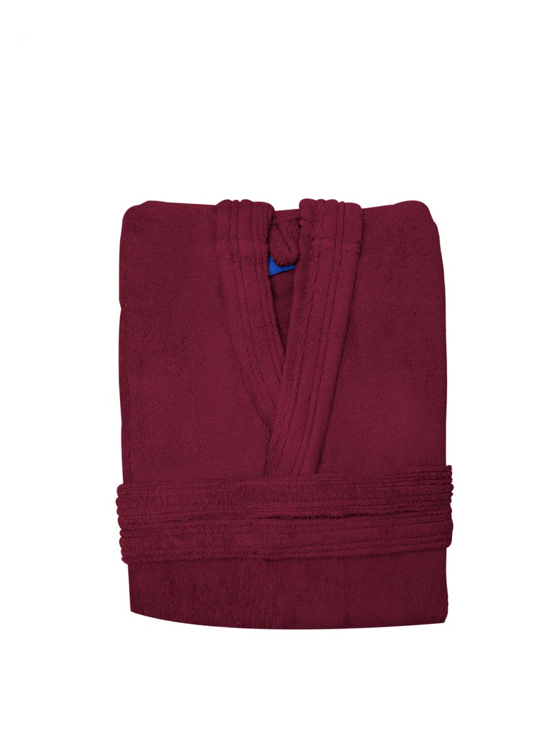 Banotex Egyptian Cotton Bathrobe For Unisex With Bow And Slipper And Waist Belt In Multiple Sizes And Colors  - Image 3