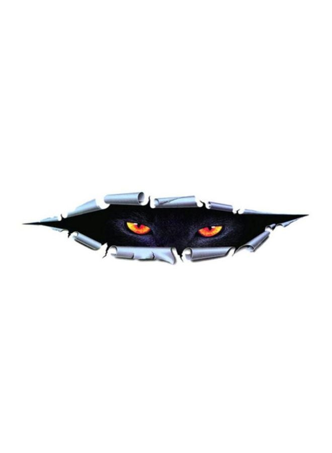 3D Cat Eyes Peeking Sticker