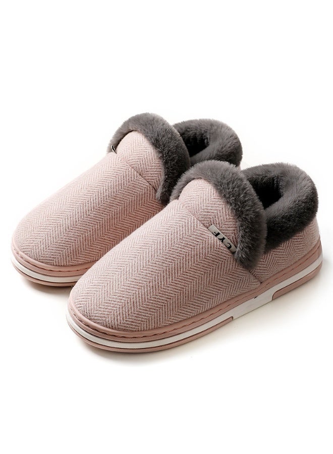 New Men's Non-Slip Cotton Slippers for Home - Essential for Autumn and Winter Warmth 