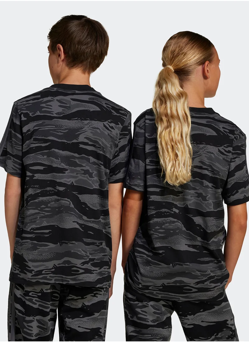 اديداس Youth Seasonal Essentials Camo T-Shirt