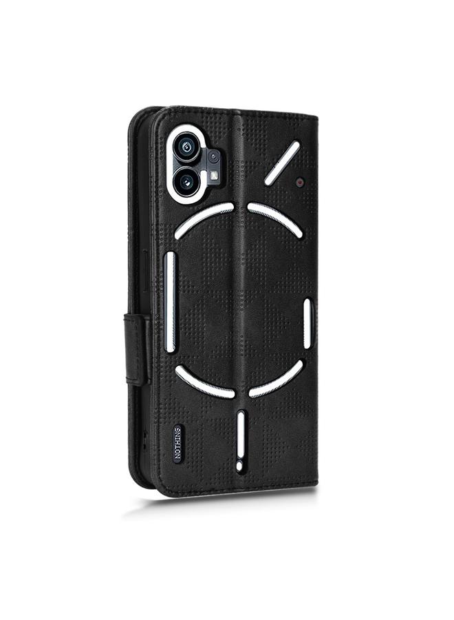 S-TOP Case For Nothing Phone 1 Symmetrical Triangle Leather Phone Case - Image 3