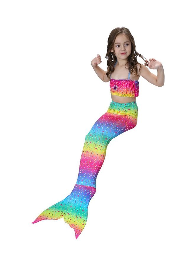 NIBEMINENT 3-Piece Mermaid Themed Costume Set 120cm - Image 4