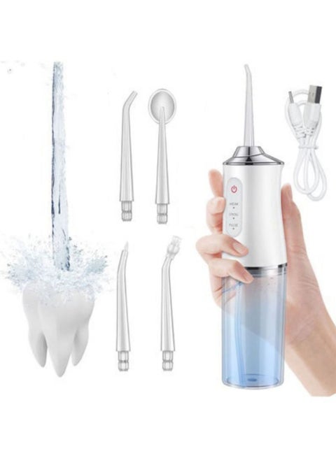 Water Flossers For Teeth USB Rechargeable Water Teeth Cleaner Picks  With 4 Nozzles