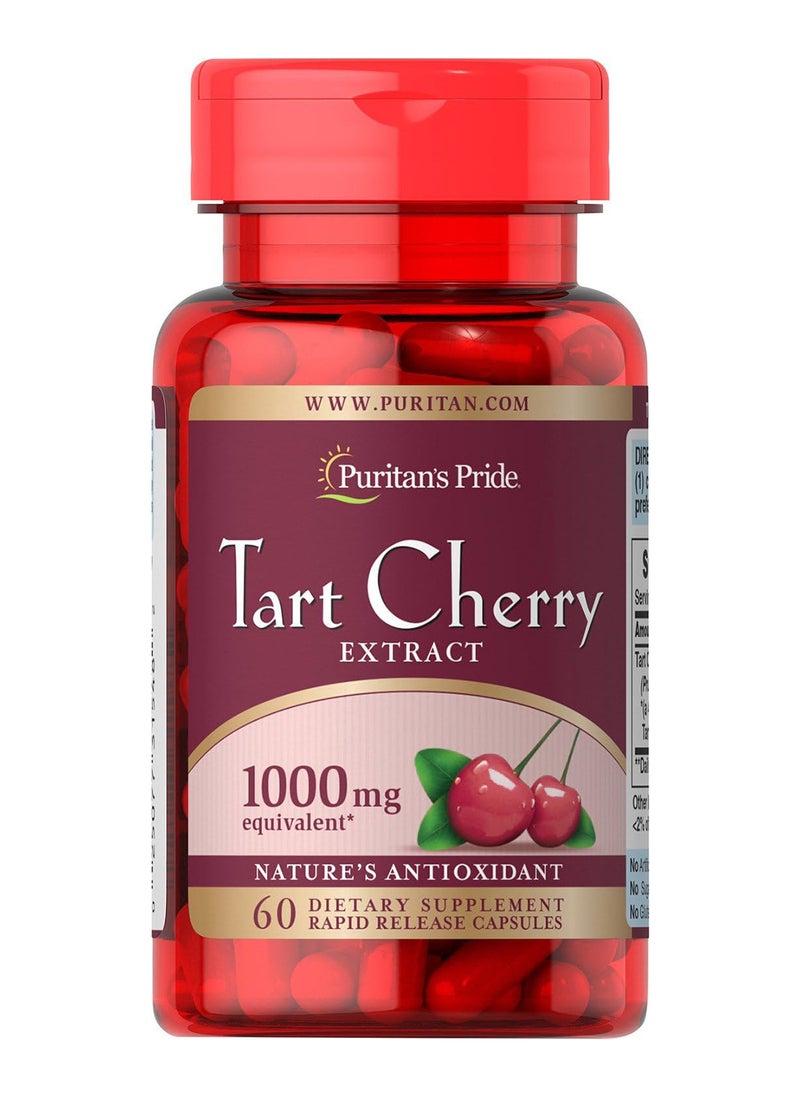 Puritan's Pride مستخلص الكرز الحامض 1000 مجم  - Image 1