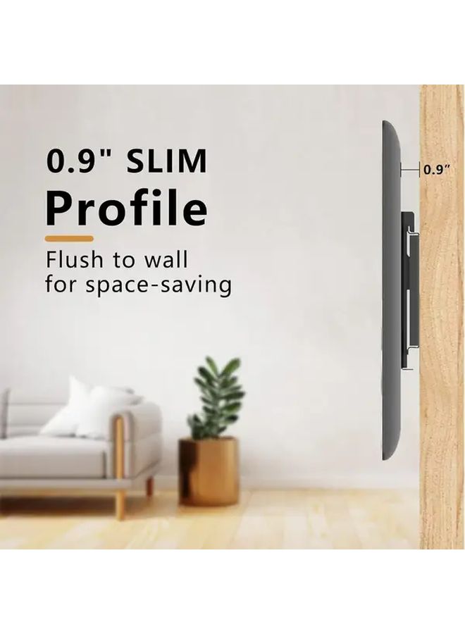 Universal TV Wall Mount Bracket Fixed Low Profile For 14 to 43 Inch Screens Black - Image 2