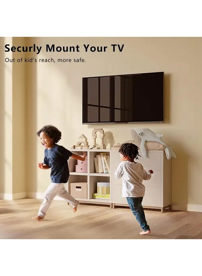 Universal TV Wall Mount Bracket Fixed Low Profile For 14 to 43 Inch Screens Black - Image 5