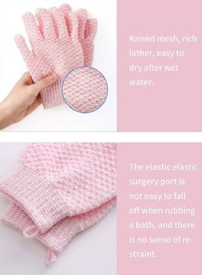 Alice Exfoliating Gloves for Face & Body – Deep Cleansing, Smooth Skin & Gentle Scrub Exfoliator for Radiant Glow - Image 3