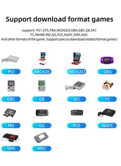 Miyoo Miyoo Mini Plus+ Portable GBA Game PS1 Handheld Game Console(Purple 128G)  - Image 5