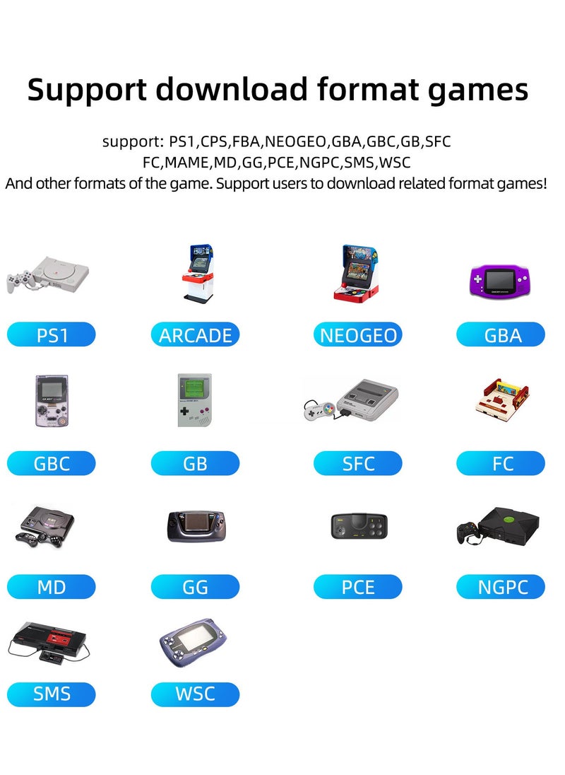 Miyoo - Miyoo Mini Plus+ Portable GBA Game PS1 Handheld Game Console(Purple 128G) - Image 1