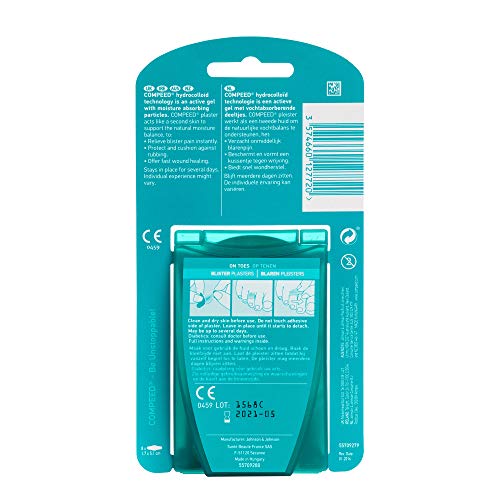 Compeed Blister Bandage For Finger Rubbing Protection, Breathable Foot Finger Protector Hydrocolloid Bandage For Men, Women N Kids, Pack Of 8 Pc - Image 2
