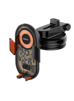 LDNIO 15W Wireless Car Charging Dashboard Mount Black  - Image 2