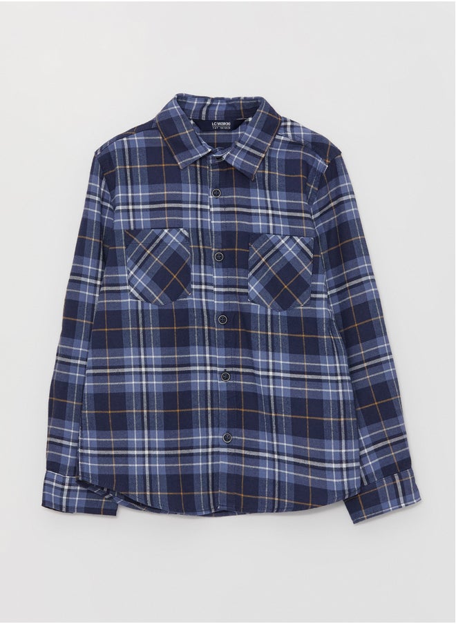 Plaid Long Sleeve Boy Shirt - pzsku/Z1DA3BD7E0074975AB000Z/45/_/1735652085/c477c261-00d8-4a17-b08c-f39308f1e199