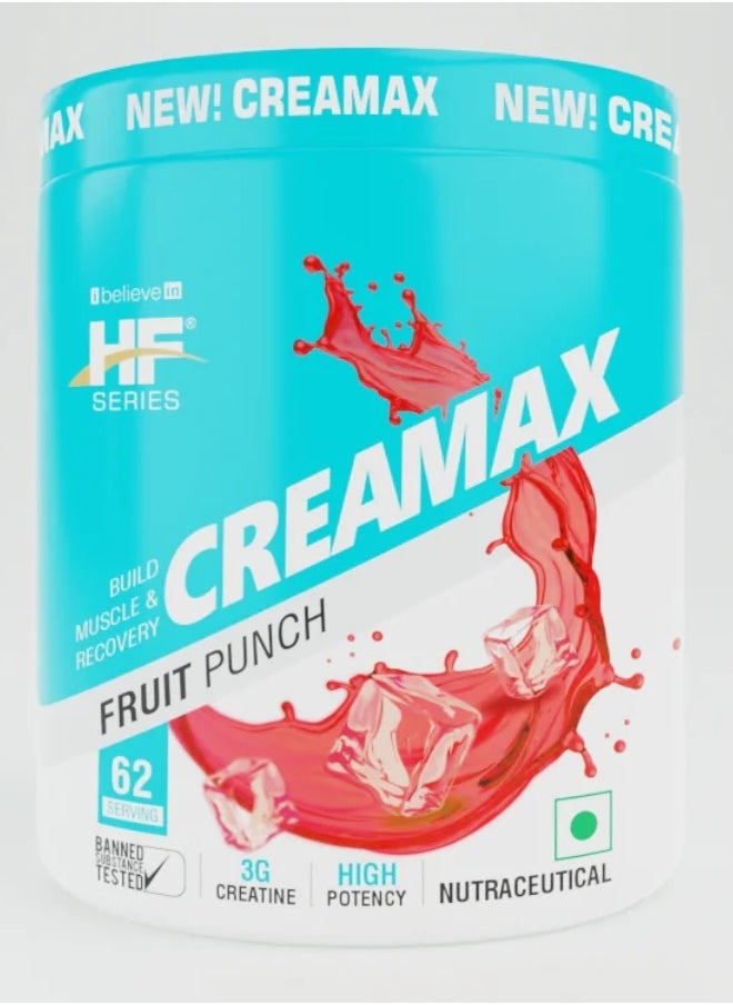 HF SERIES CREAMAX Creatine Monohydrate Fruit punch Flavour 250Gram - pzsku/Z1DA3BFF079E5AAB1D07EZ/45/_/1727965737/3cb94dd3-c8b9-41cd-ba07-c811cd4a8e7b