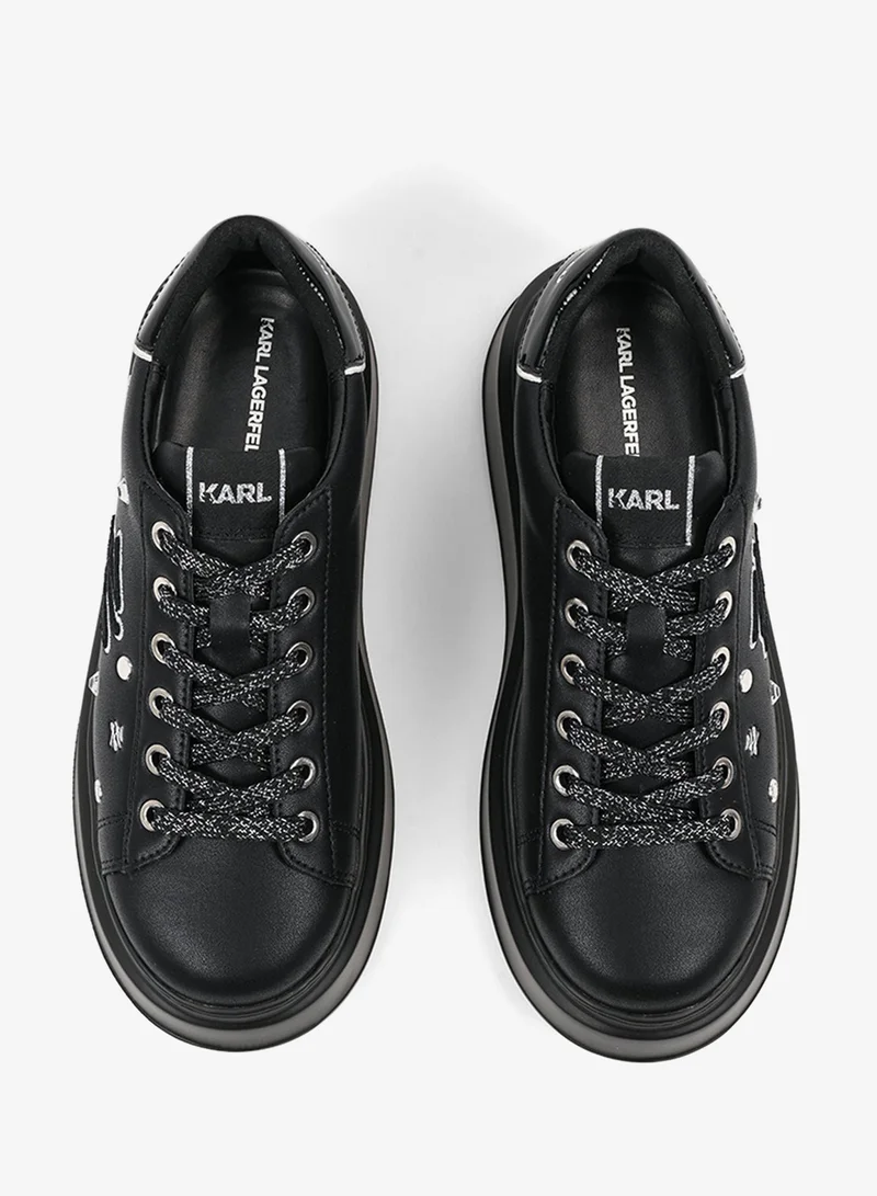 Karl Lagerfeld  Anakapri Low Top Lace Up Sneakers for Women | Best Price UAE
