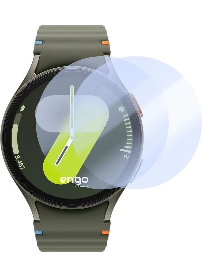 Rova - Samsung Galaxy Watch 7 44MM Compatible 3 Pieces Transparent Screen Protector Nano Gelatin - Image 1