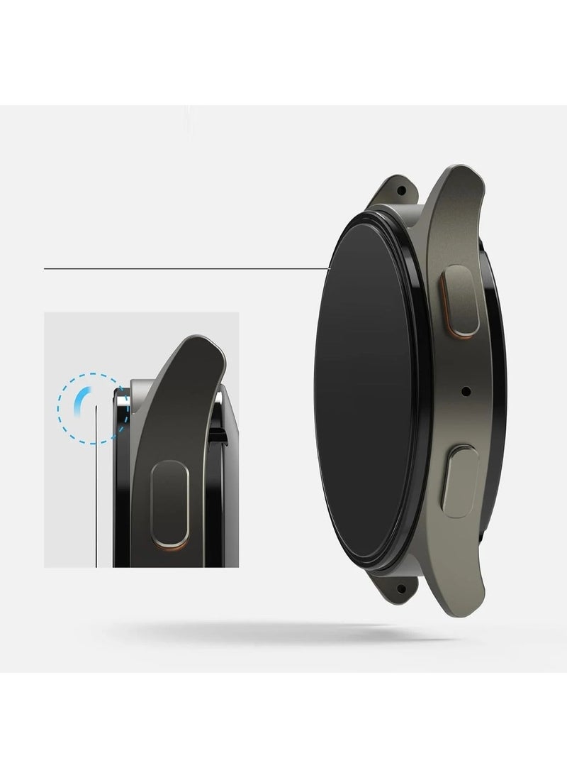 Rova - Samsung Galaxy Watch 7 44MM Compatible 3 Pieces Transparent Screen Protector Nano Gelatin - Image 1