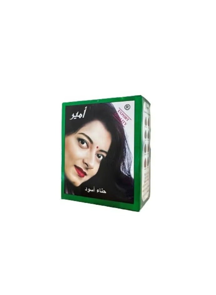 Amir's Henna Hair Dye Black 60 Gm - Image 1