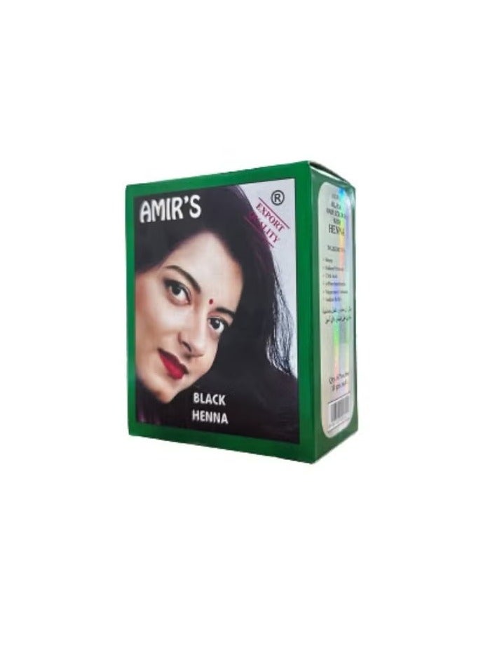 Amir's Henna Hair Dye Black 60 Gm - Image 2