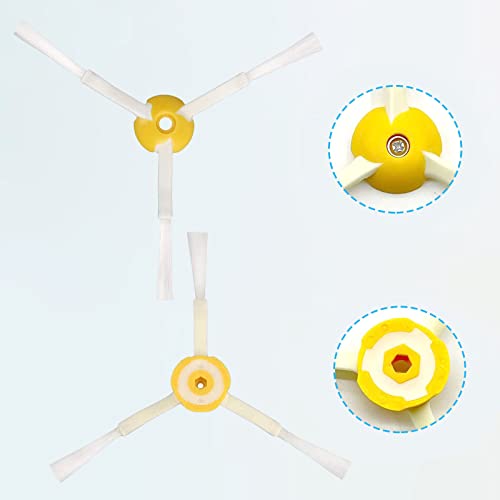 Rjnlsc Replacement Parts Kit for irobot Roomba 600 Series 694 676 675 692 695 677 671 655 645 690 680 660 650 620 614 & 500 Series 595 585 564 robot, 2 Bristle & 2 Beater Brush, 6 Filter, 6 Side Brush - Image 5