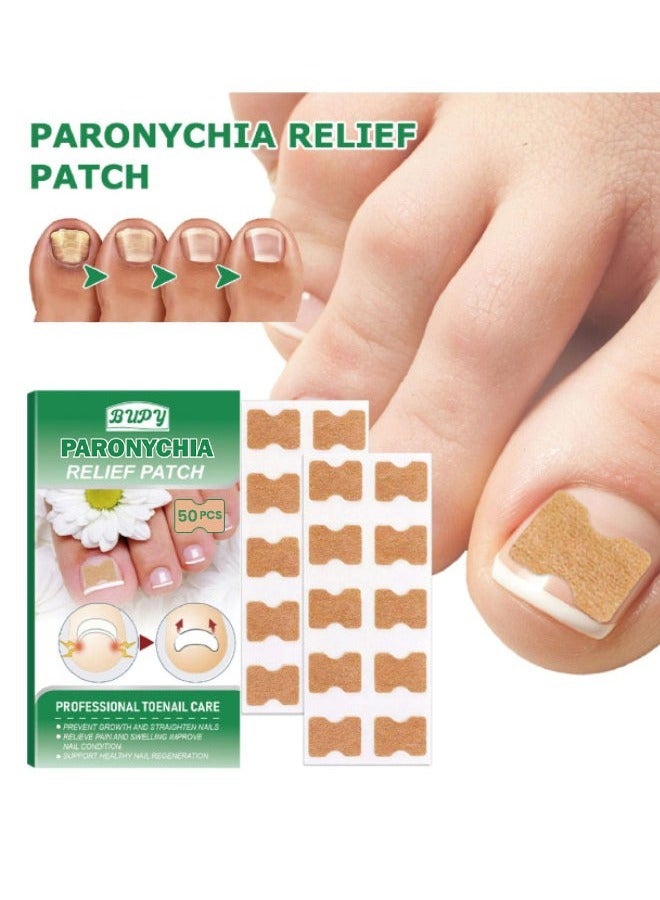 Bupy Nail Repair Patch For Hands And Feet, Soft Ingrown Nails, Thickened Nails, Bright Nails, Nail Grooves, Onychomycosis Care Patch - Image 1